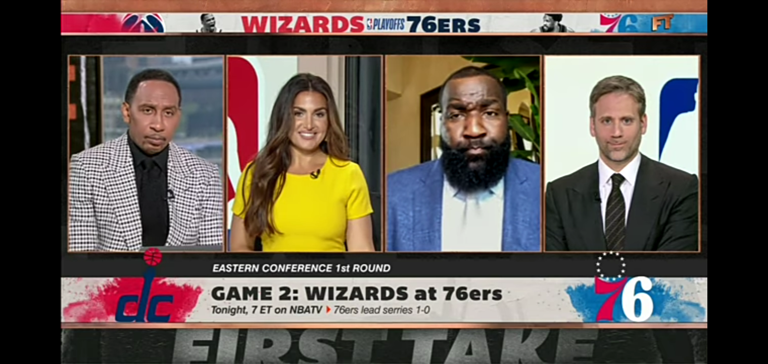 Perk’s Wizards vs. 76ers prediction for Game 2 turns into a bet with Stephen A. and Max