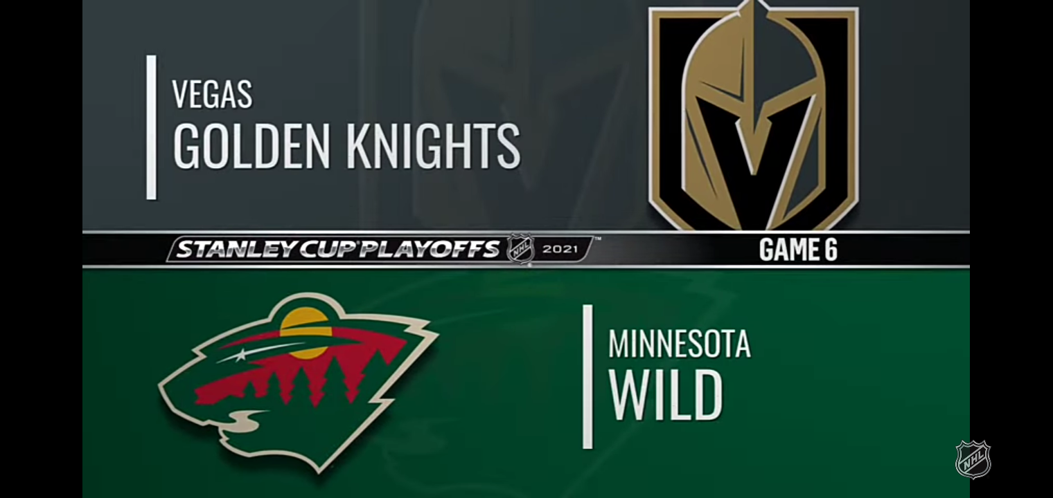 First Round Gm6 Golden Knights @ Wild NHL Playoffs Highlights