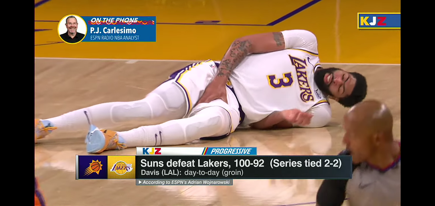 How concerned should the Lakers be about Anthony Davis’ injury?