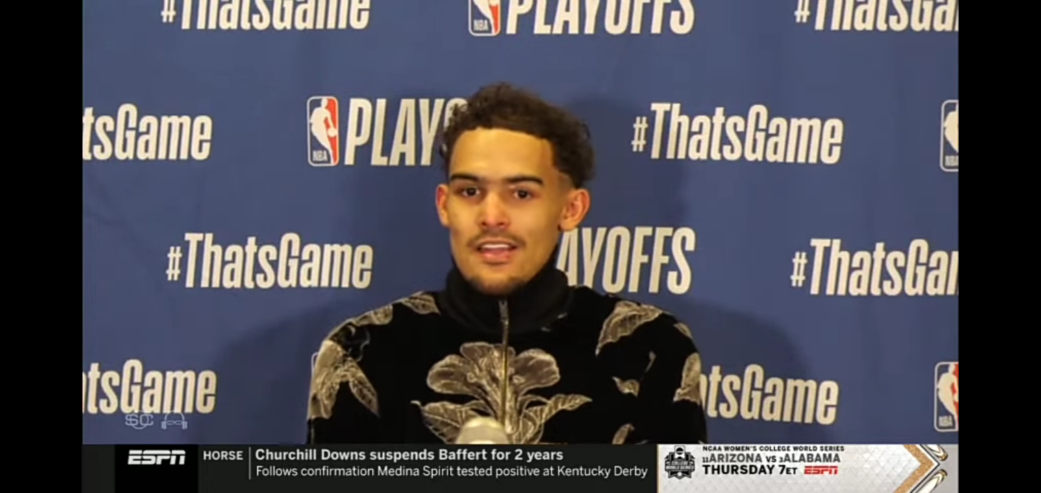 ESPN reacts to Trae Young scores 36 points, Hawks finish off Knicks in Game 5