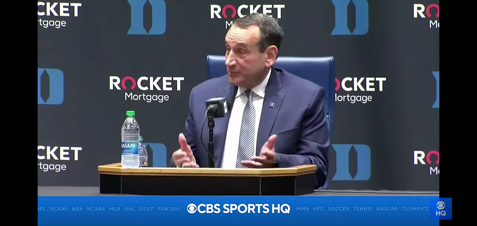 Coach K’s FULL Emotional Retirement Press Conference