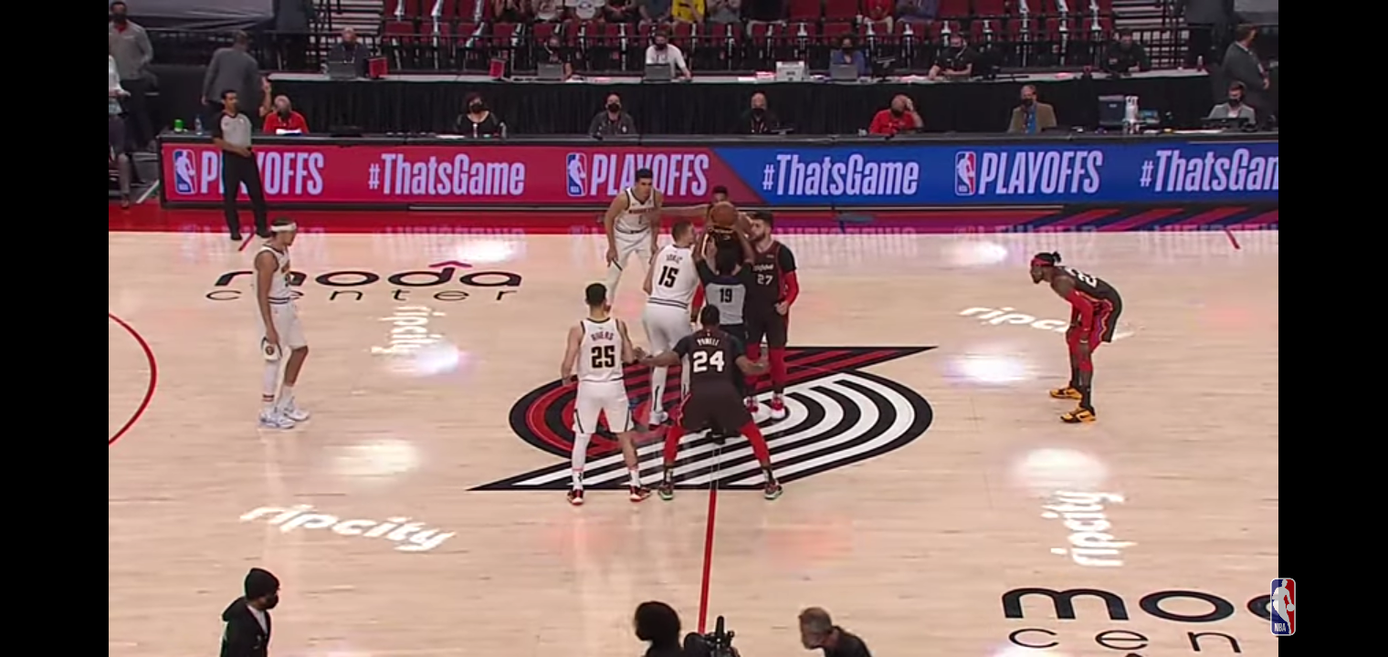 NUGGETS @ TRAIL BLAZERS NBA PLAYOFFS HIGHLIGHTS