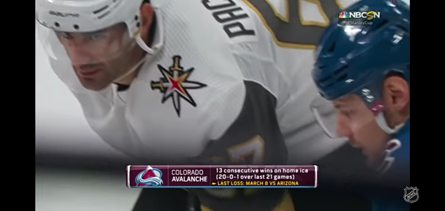 Second Round, Gm 5 Golden Knights @ Avalanche