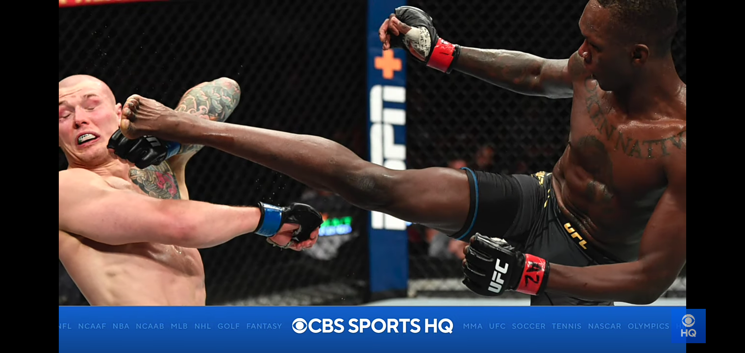 Israel Adesanya Defends Middleweight Belt