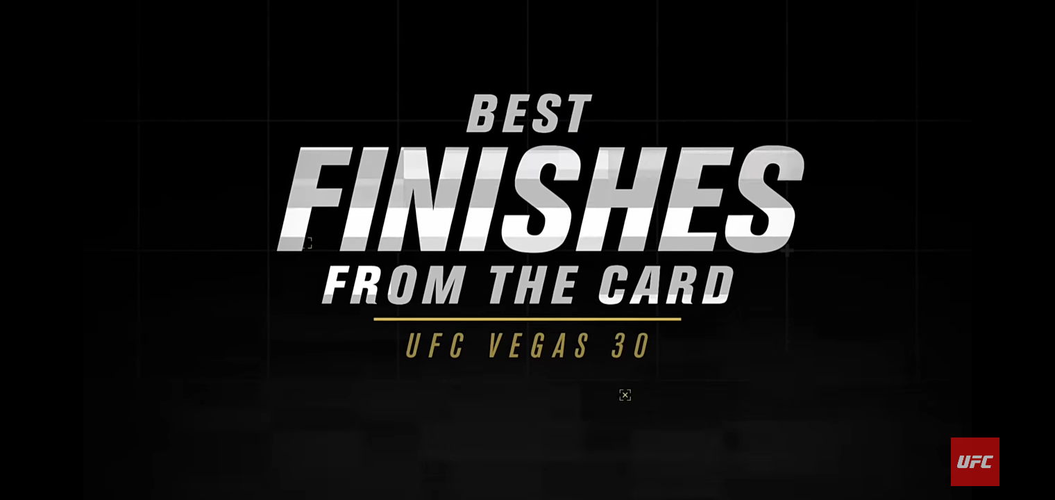 Top Finishes From UFC Vegas 30 Fighters