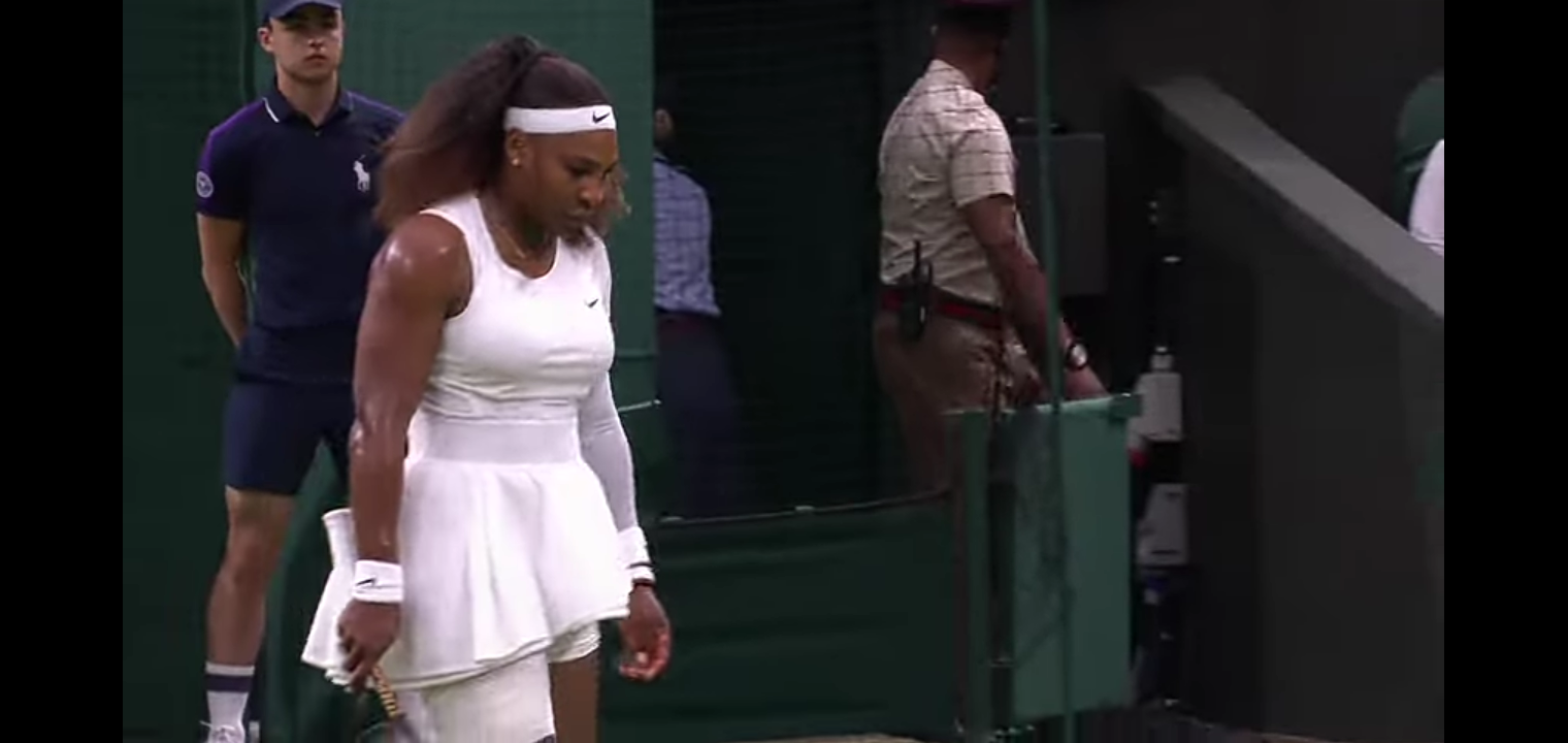 Serena Williams out of Wimbledon after slipping on Centre Court, injuring leg