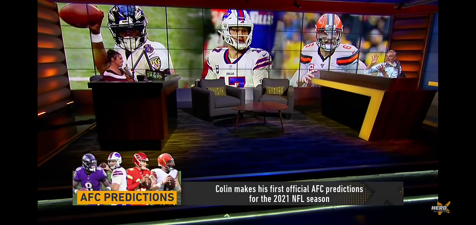 Colin Cowherd reveals his first official AFC predictions for the 2021 NFL season