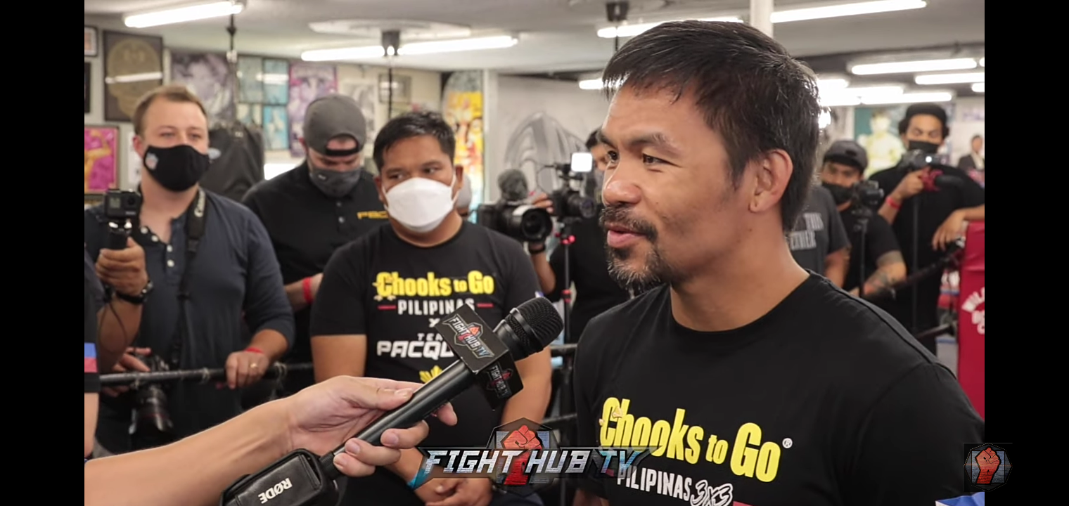 MANNY PACQUIAO “MAYWEATHER IS FIGHTING YOUTUBERS, IM FIGHTING THE BEST TO ADD TO MY LEGACY!”