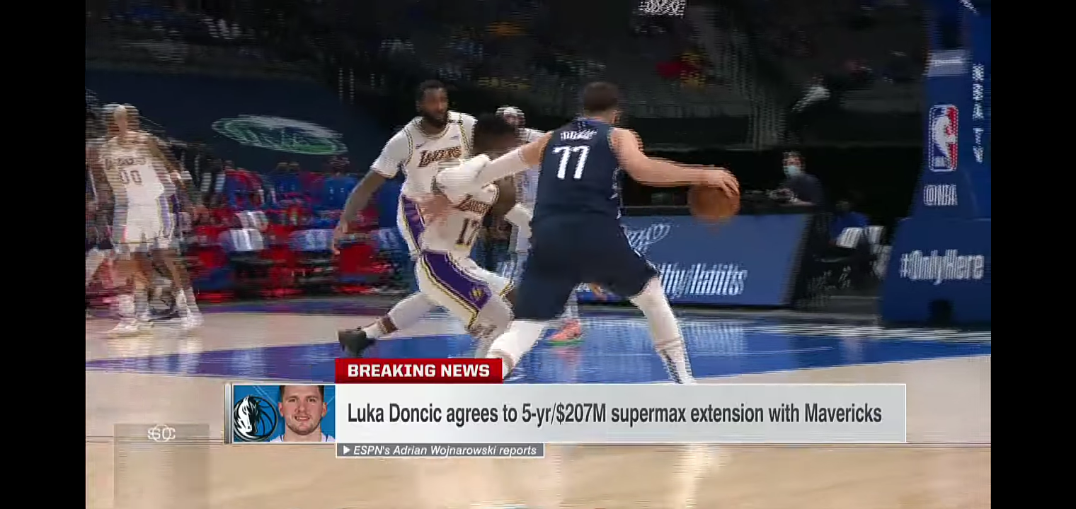 Woj: Luka Doncic signs a 5-year/$207M supermax contract extension with the Mavs