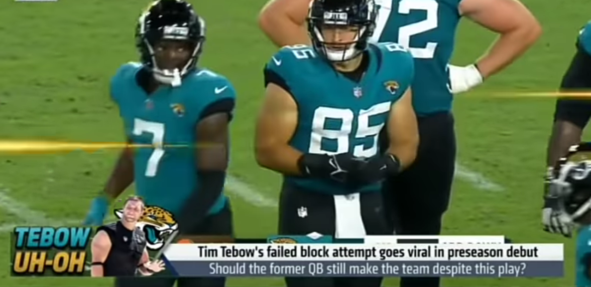UNDISPUTED – Skip goes crazy over Tim Tebow’s failure in Jaguars preseason game