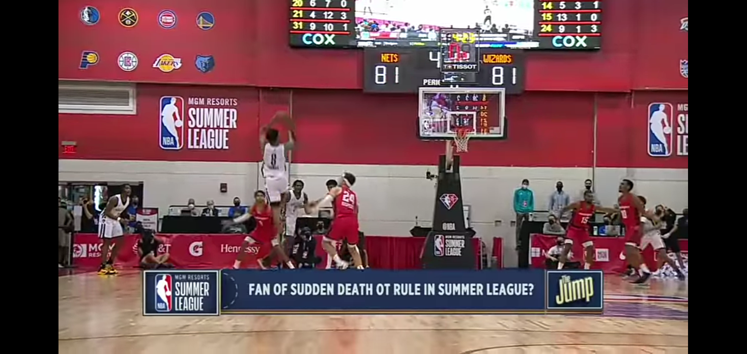 Kendrick Perkins isn’t a fan of the sudden death OT rule in NBA Summer League