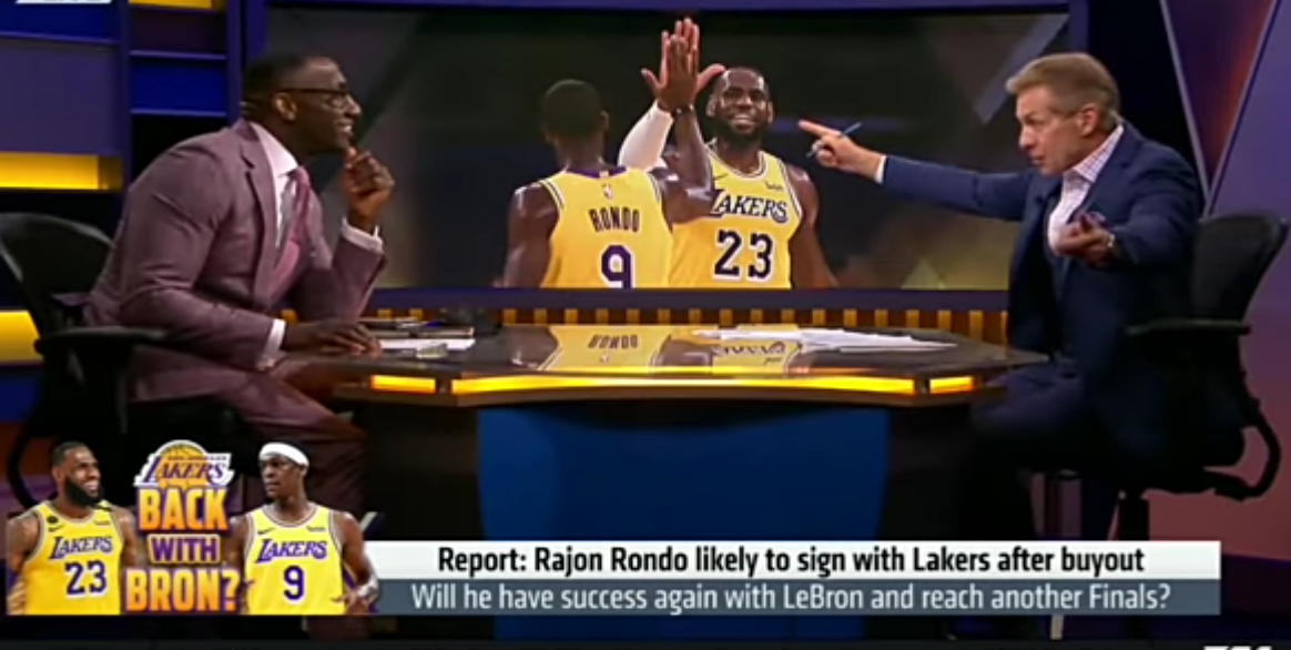 UNDISPUTED – Skip blasts Rajon Rondo after he re-joining LeBron & Lakers!!