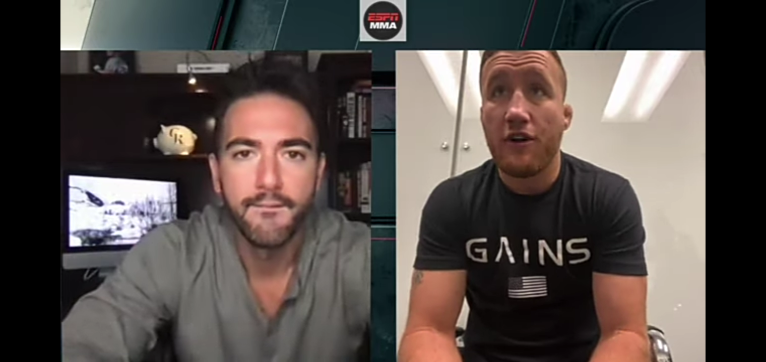 Justin Gaethje has signed a new contact ahead of UFC 268 fight vs. Michael Chandler