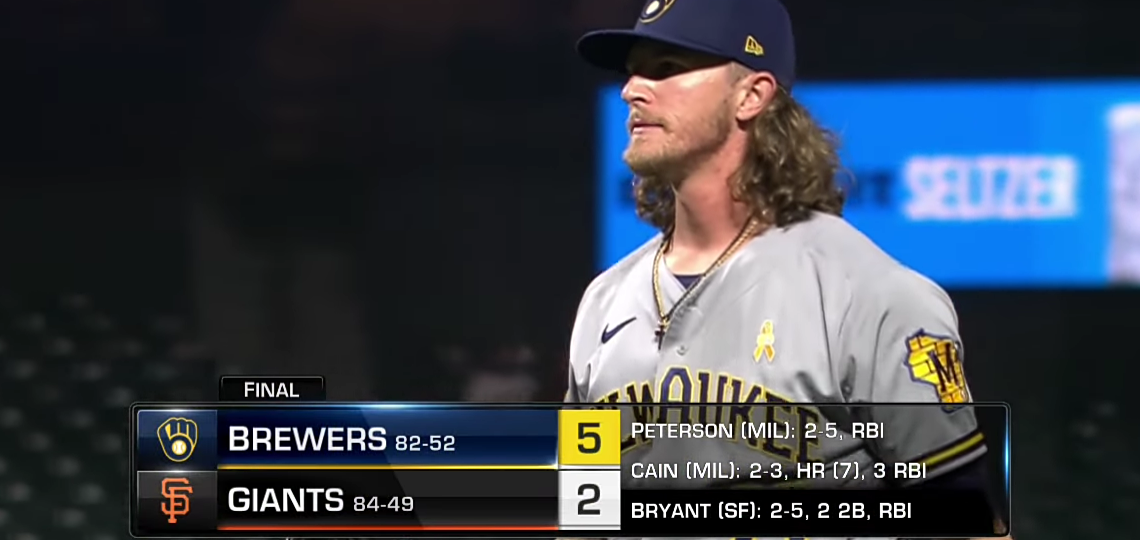 Brewers vs. Giants MLB Highlights