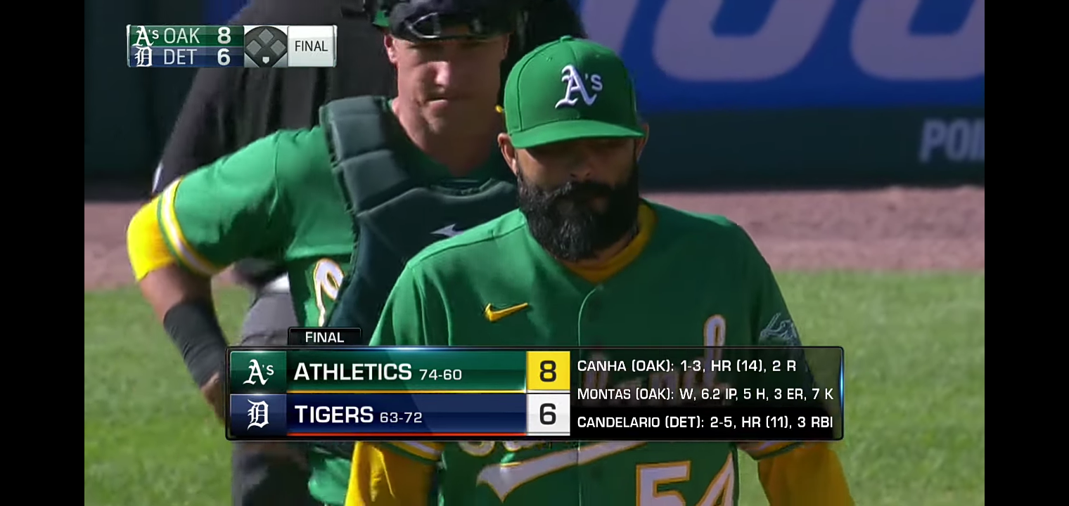 A’s @ Tigers Game MLB Highlights