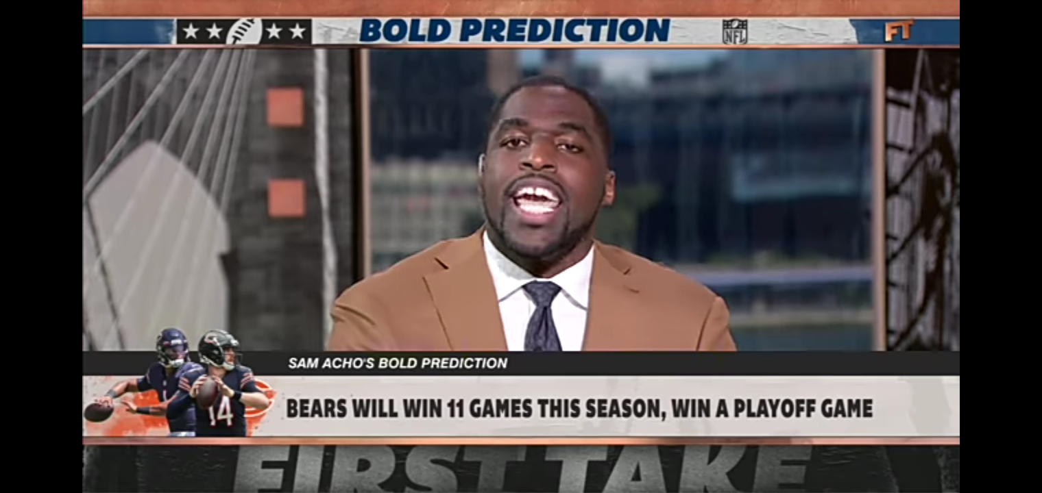 Sam Acho’s bold prediction: The Bears will win 11 games this season