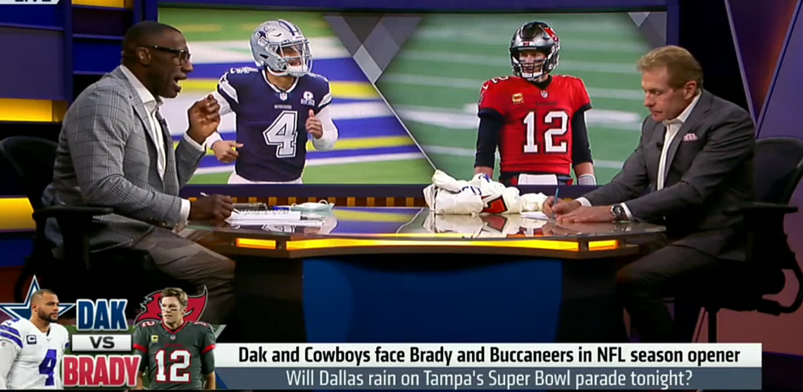 UNDISPUTED – Skip blasts the NFL for throwing the Cowboys to the Tampa wolves!!