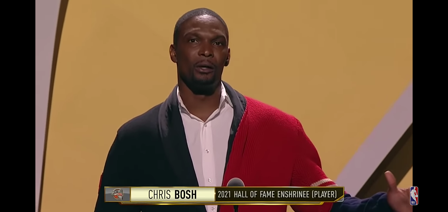 Chris Bosh Hall of Fame Enshrinement Speech