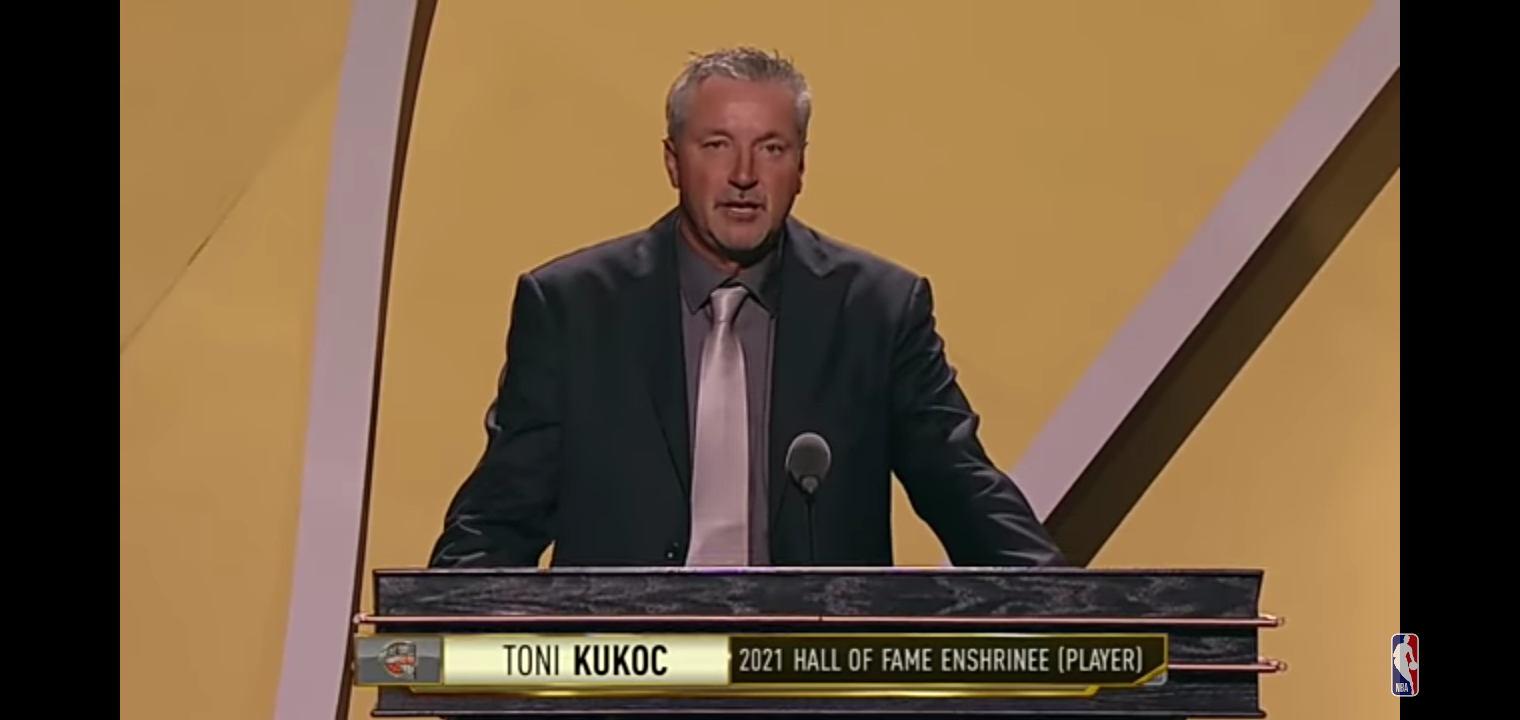 Toni Kukoc Hall of Fame Enshrinement Speech