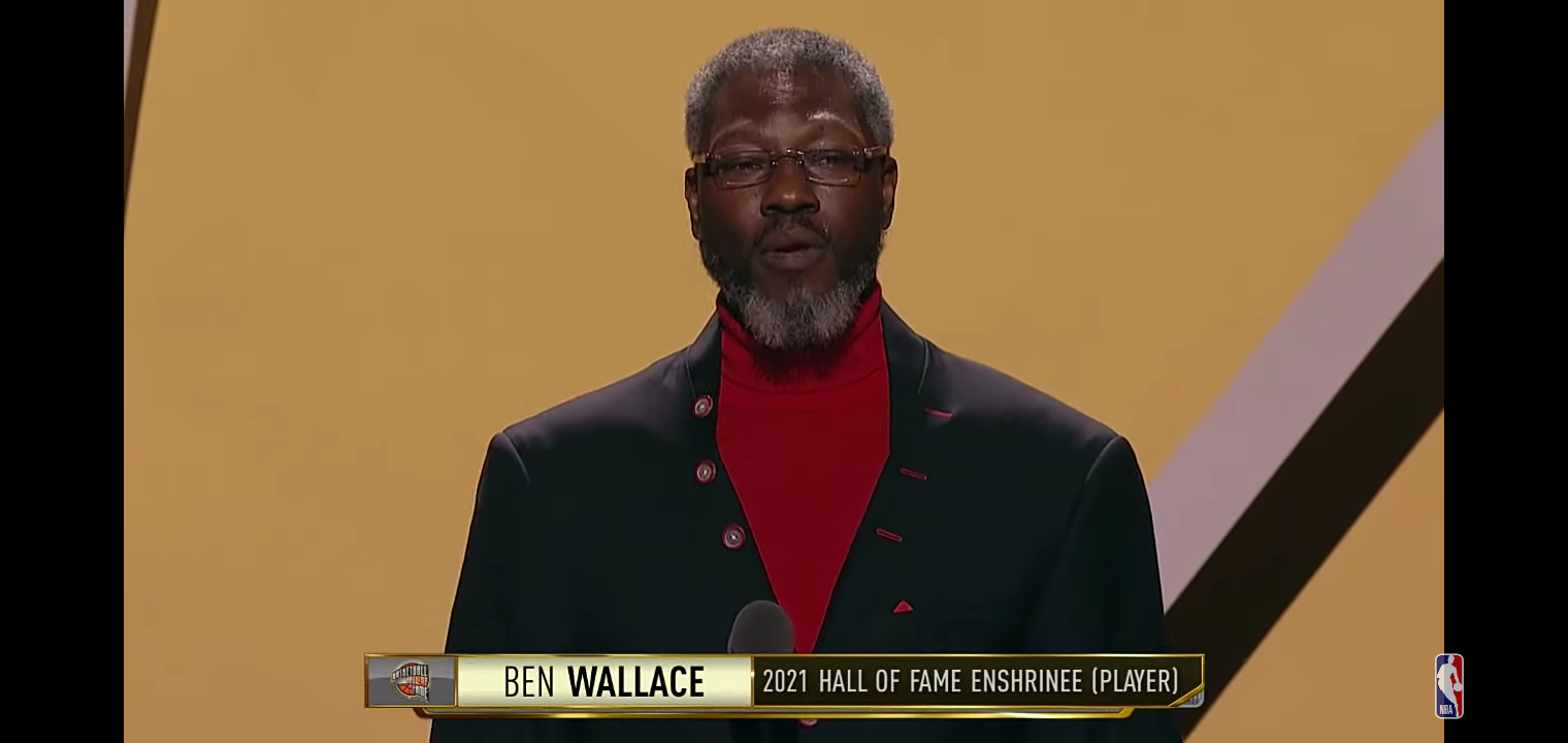 Ben Wallace Hall of Fame Enshrinement Speech