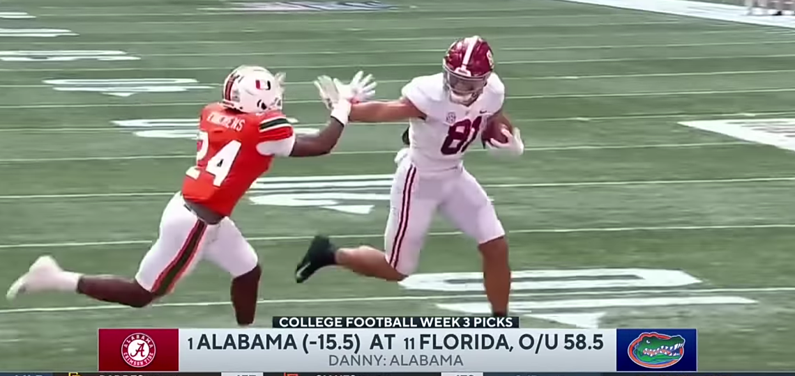 Picks for EVERY Top 25 game in college football Week 3