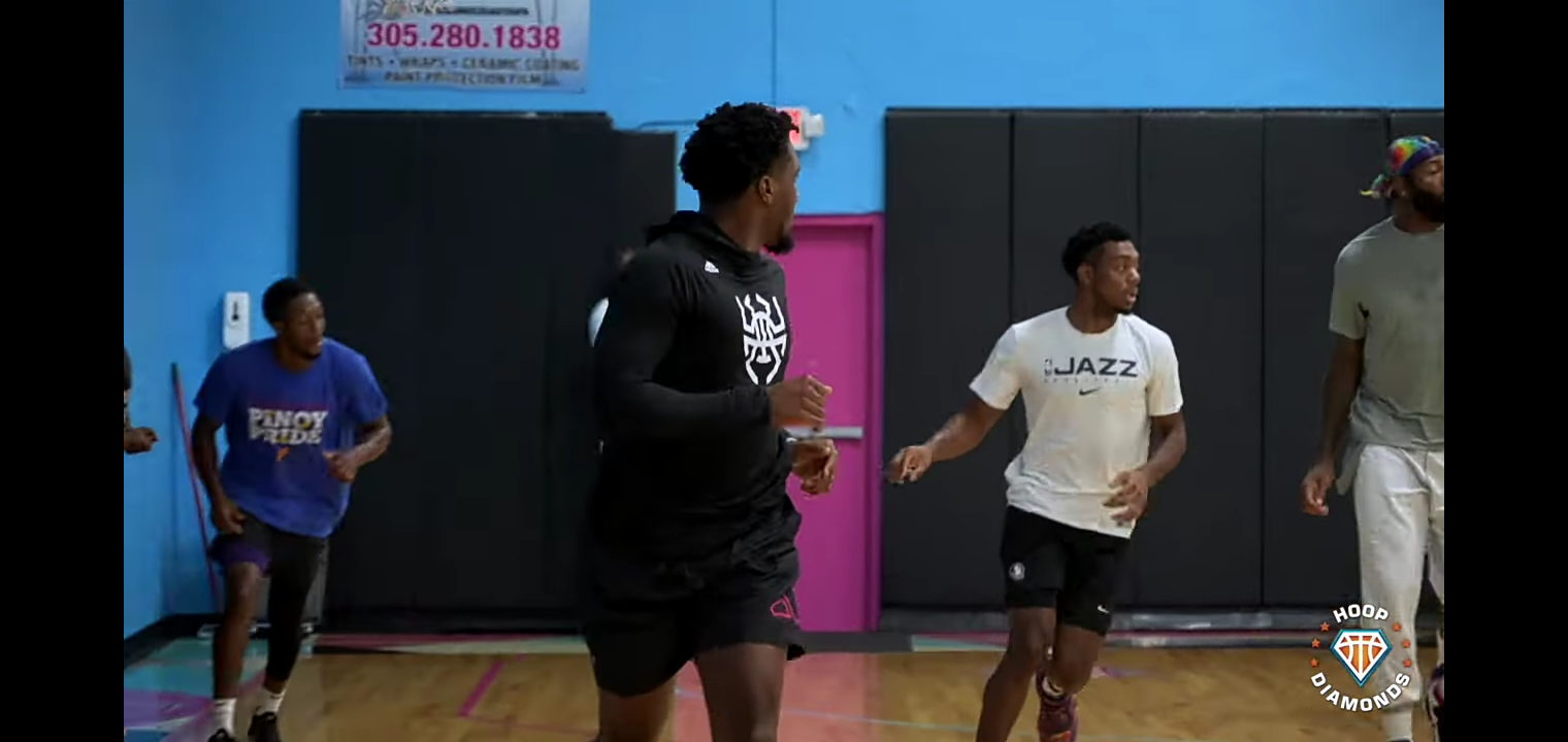 Donovan Mitchell, Collin Sexton, Scottie Barnes GO CRAZY at LOADED NBA RUN in Miami!!
