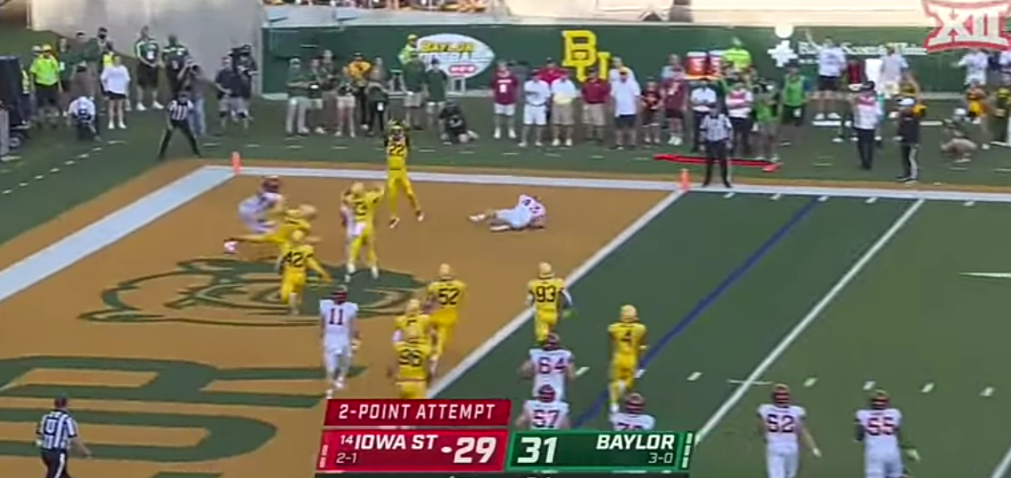 No. 14 Iowa State vs Baylor Football Highlights