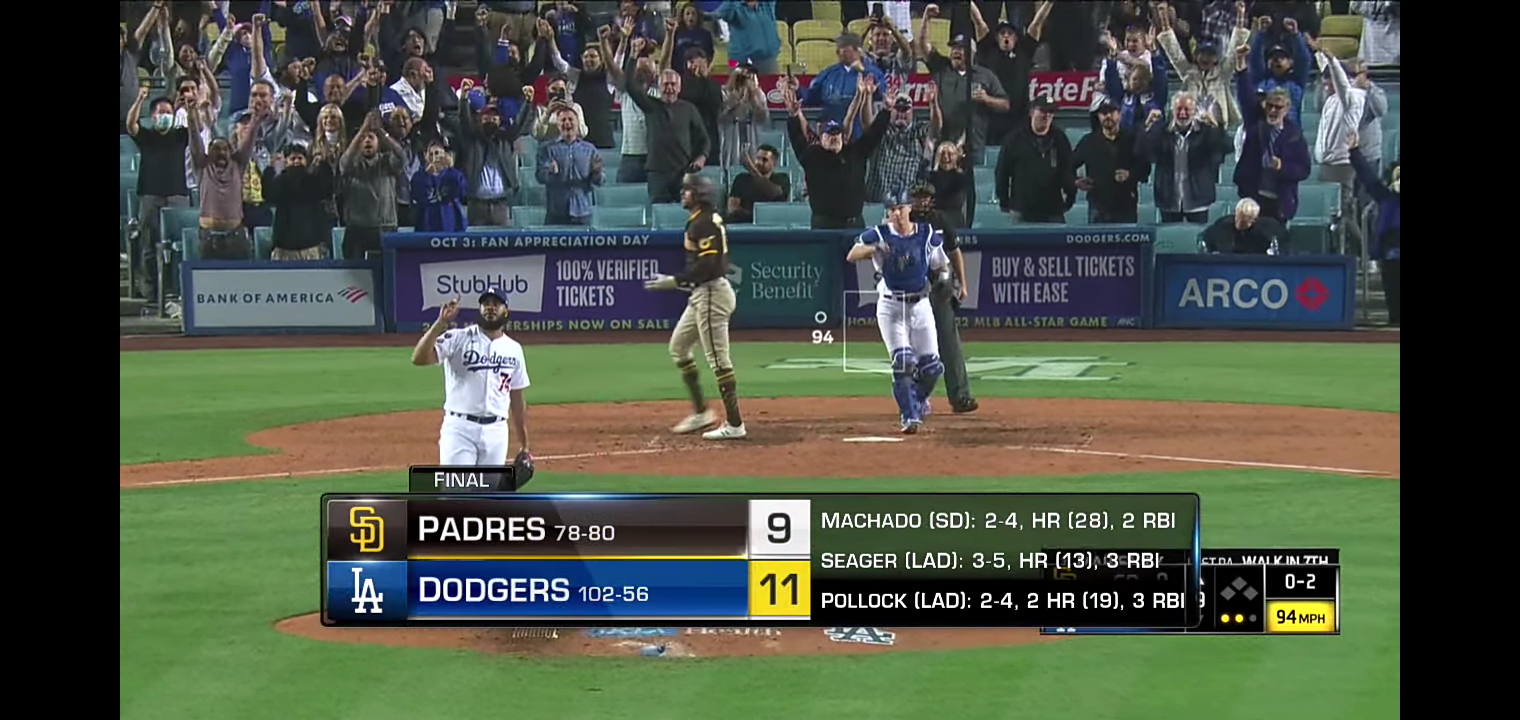 Padres @ Dodgers MLB Highlights