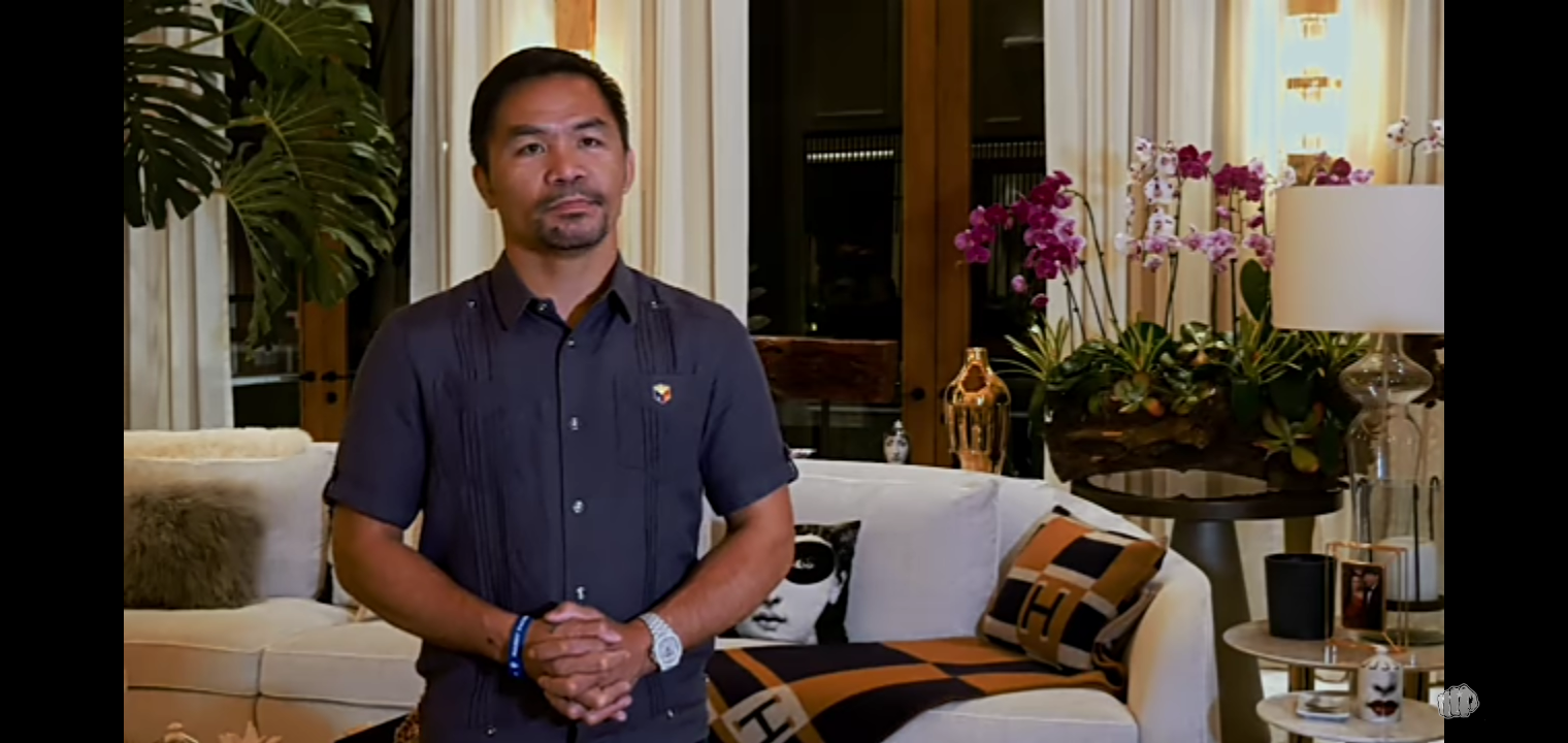 PACQUIAO says goodbye to boxing.