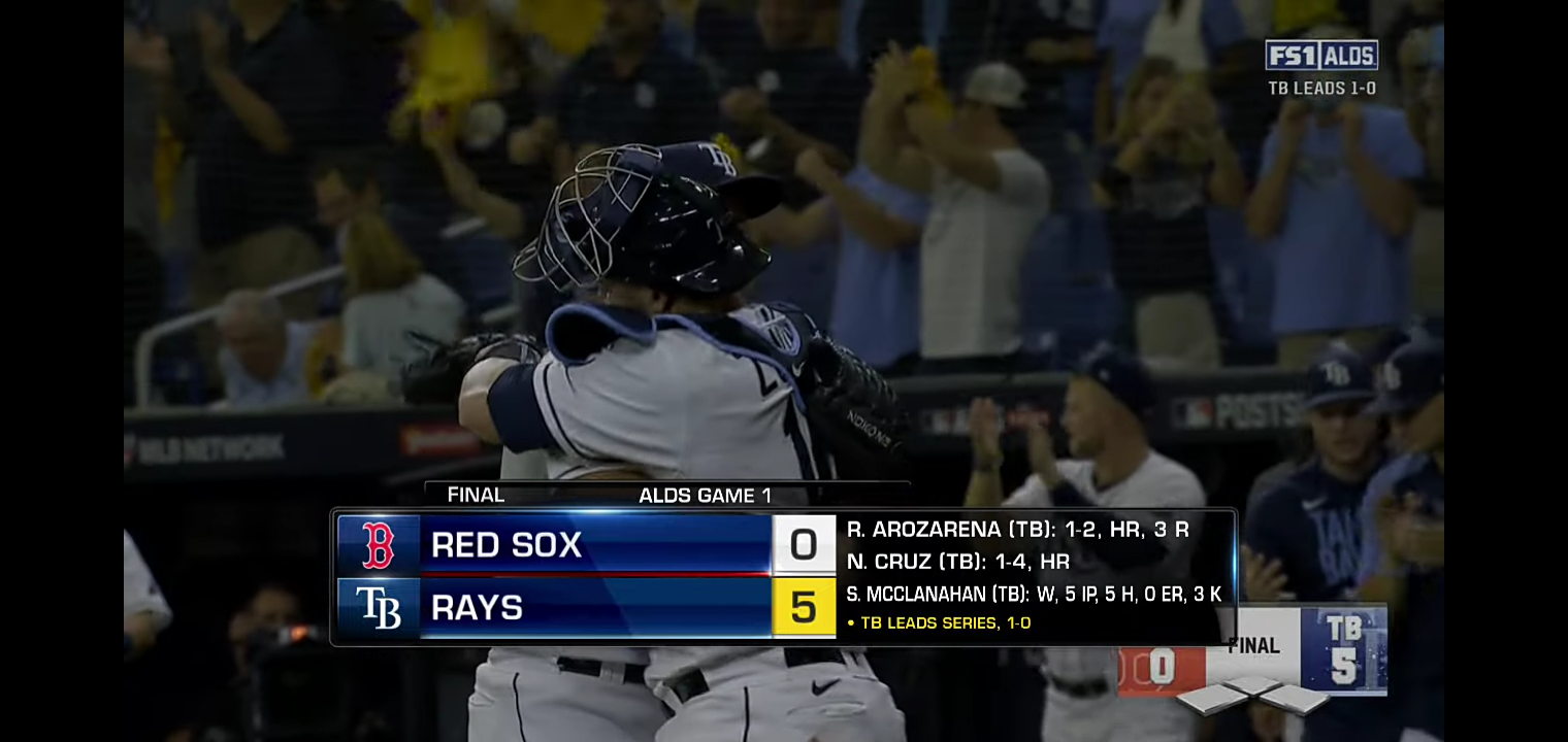 Red Sox vs. Rays ALDS Game 1 MLB Highlights