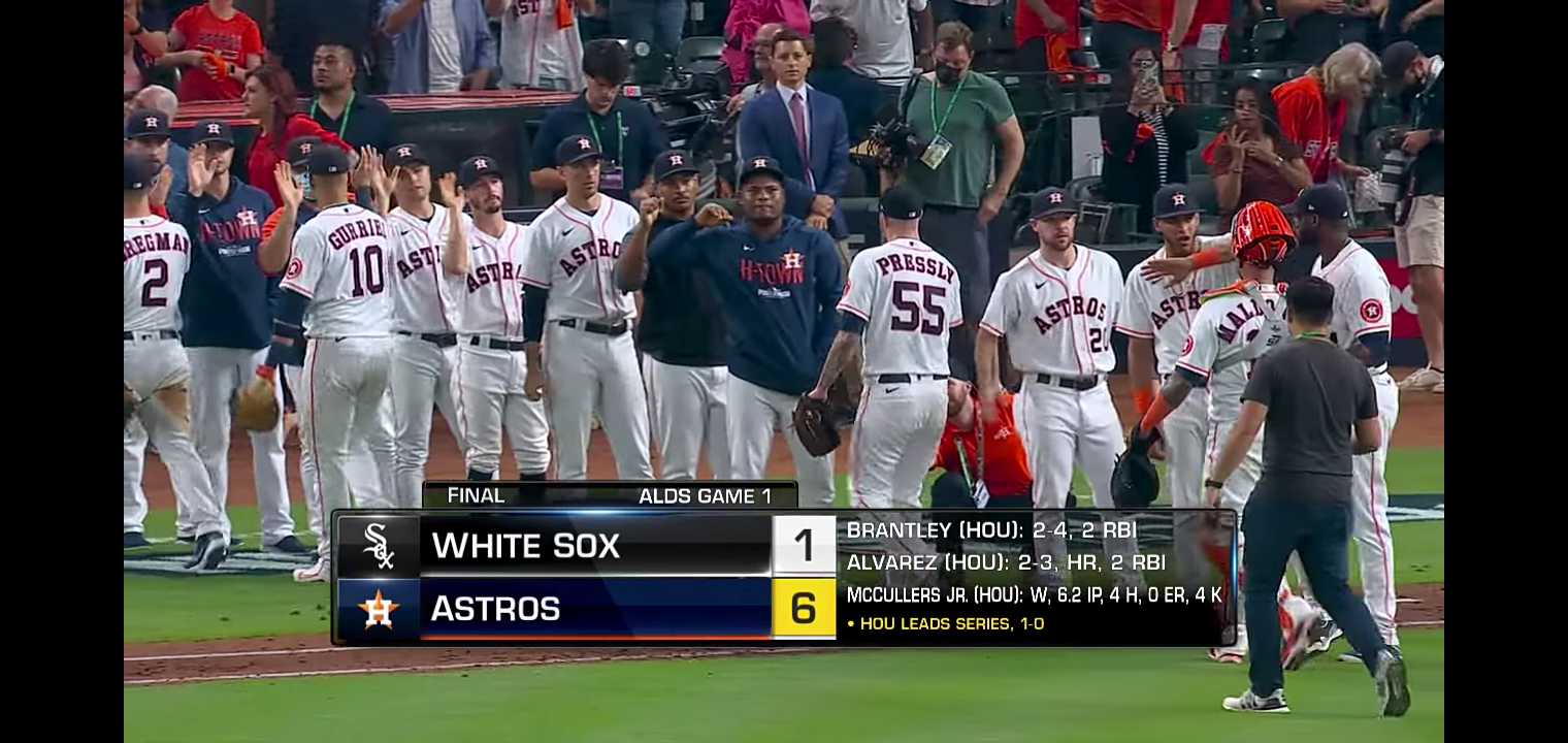 White Sox vs. Astros ALDS Game 1 MLB Highlights