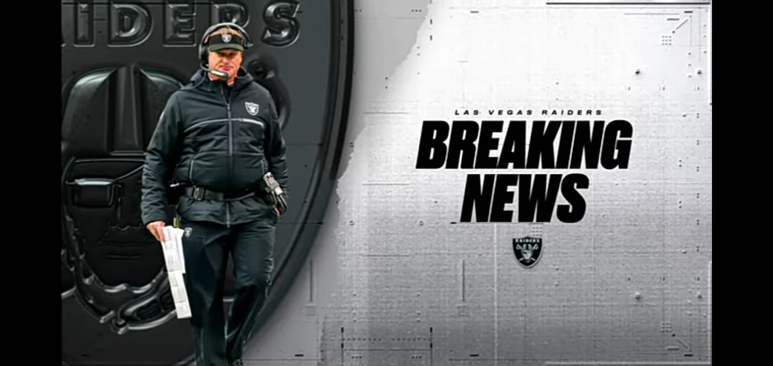 Jon Gruden resigns as Raiders head coach