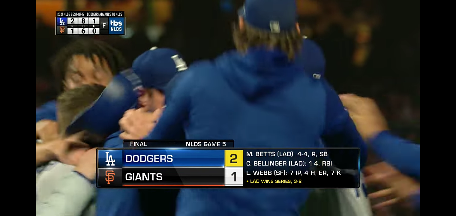 Dodgers vs. Giants NLDS Game 5 MLB Highlights
