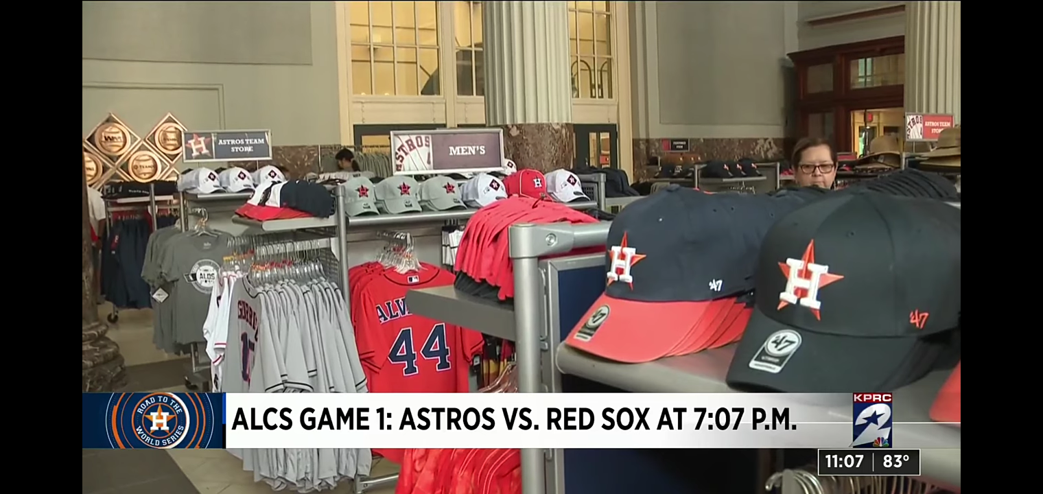 ALCS Game 1: Astros vs. Red Sox at 7:07 p.m.