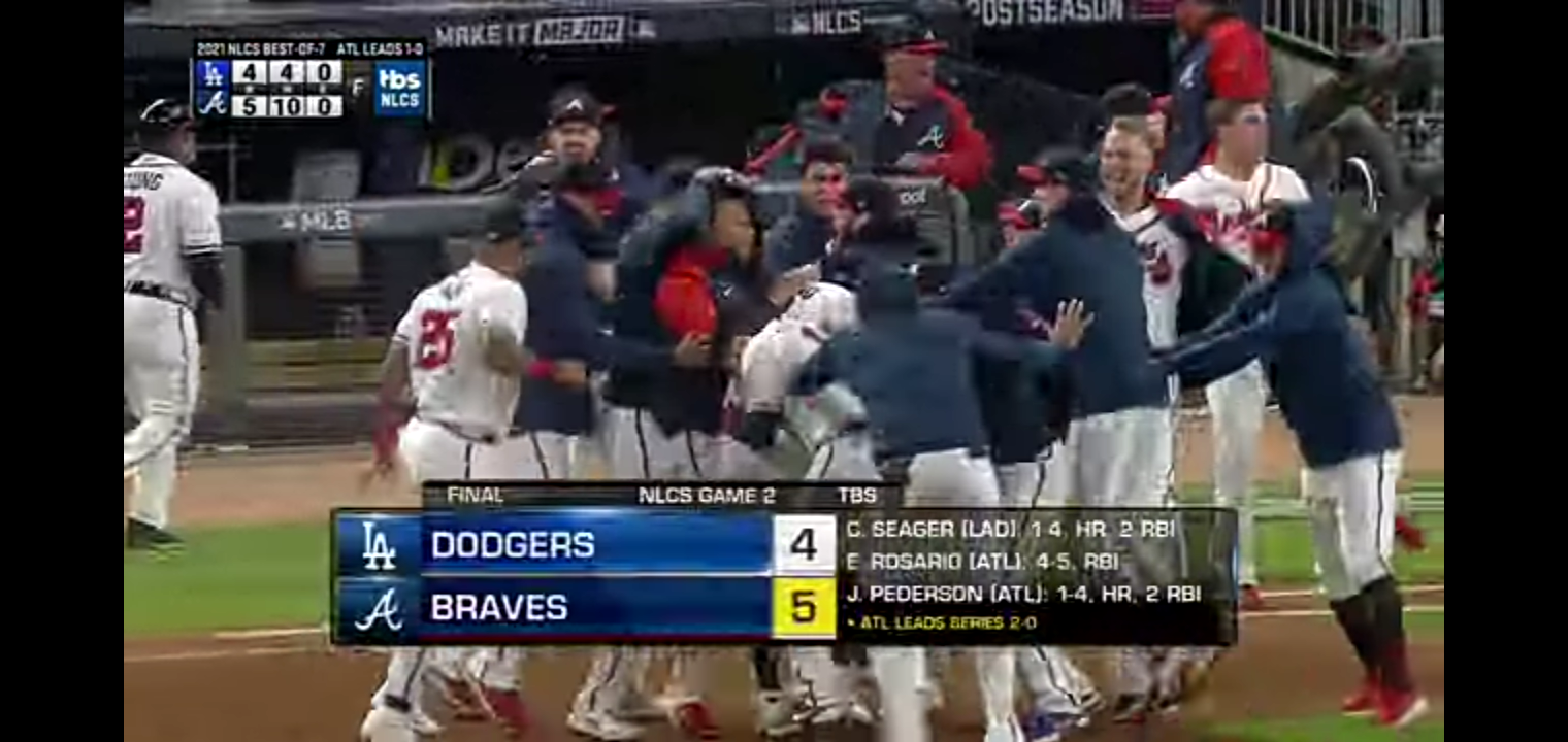 Dodgers vs. Braves NLCS Game 2 MLB Highlights