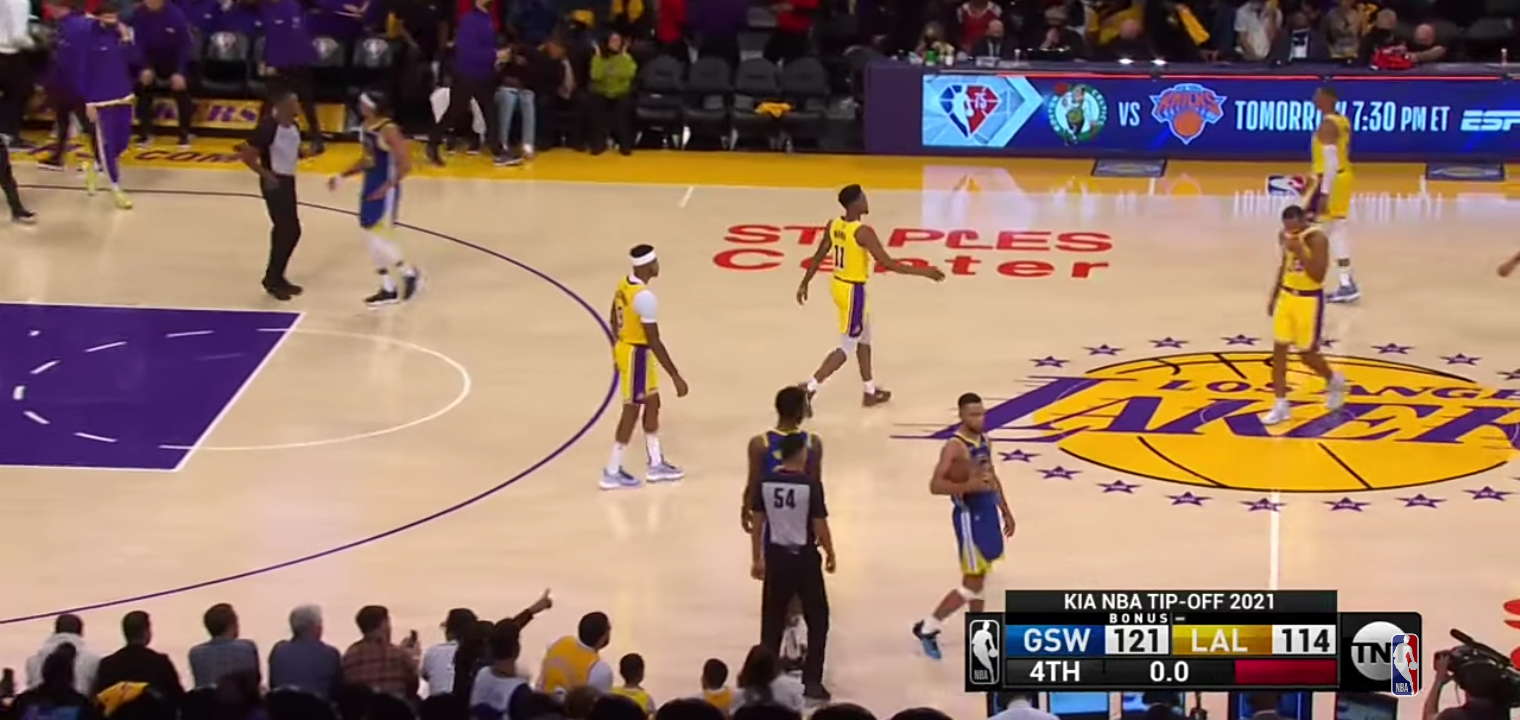 WARRIORS @ LAKERS NBA GAME HIGHLIGHTS