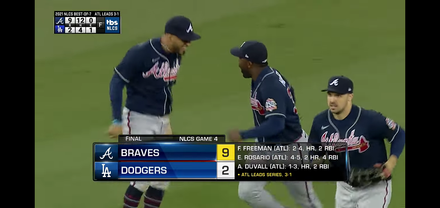 Braves vs. Dodgers NLCS Game 4 MLB Highlights