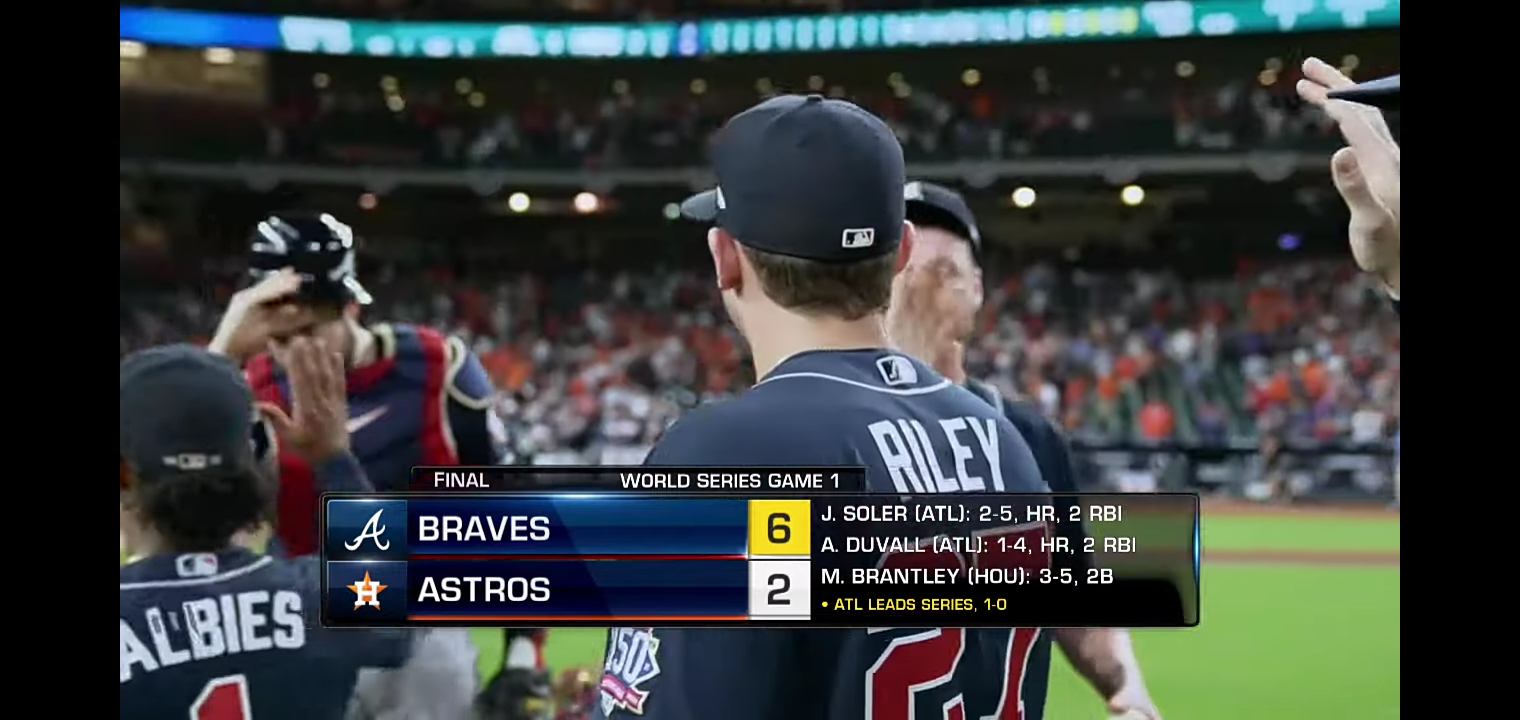 Braves vs. Astros World Series Game 1 MLB Highlights