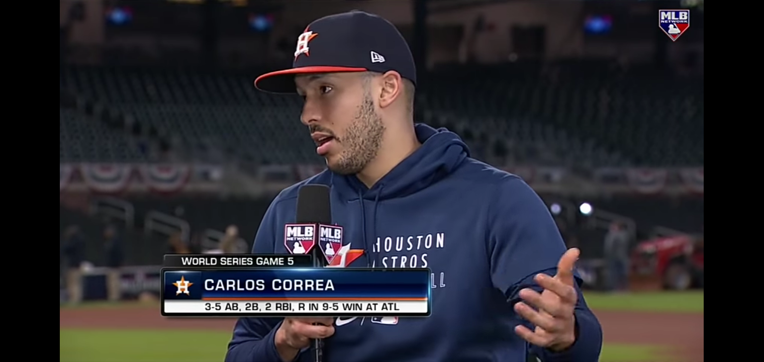 Carlos Correa joins MLB Tonight after his big Game 5