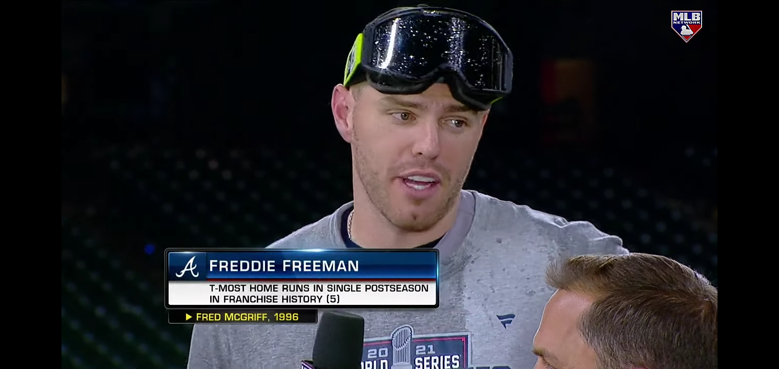 Freddie Freeman and Max Fried are World Series Champs!