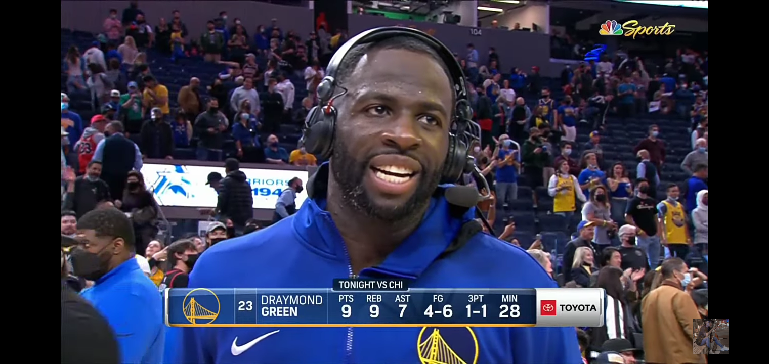 Draymond Green postgame interview