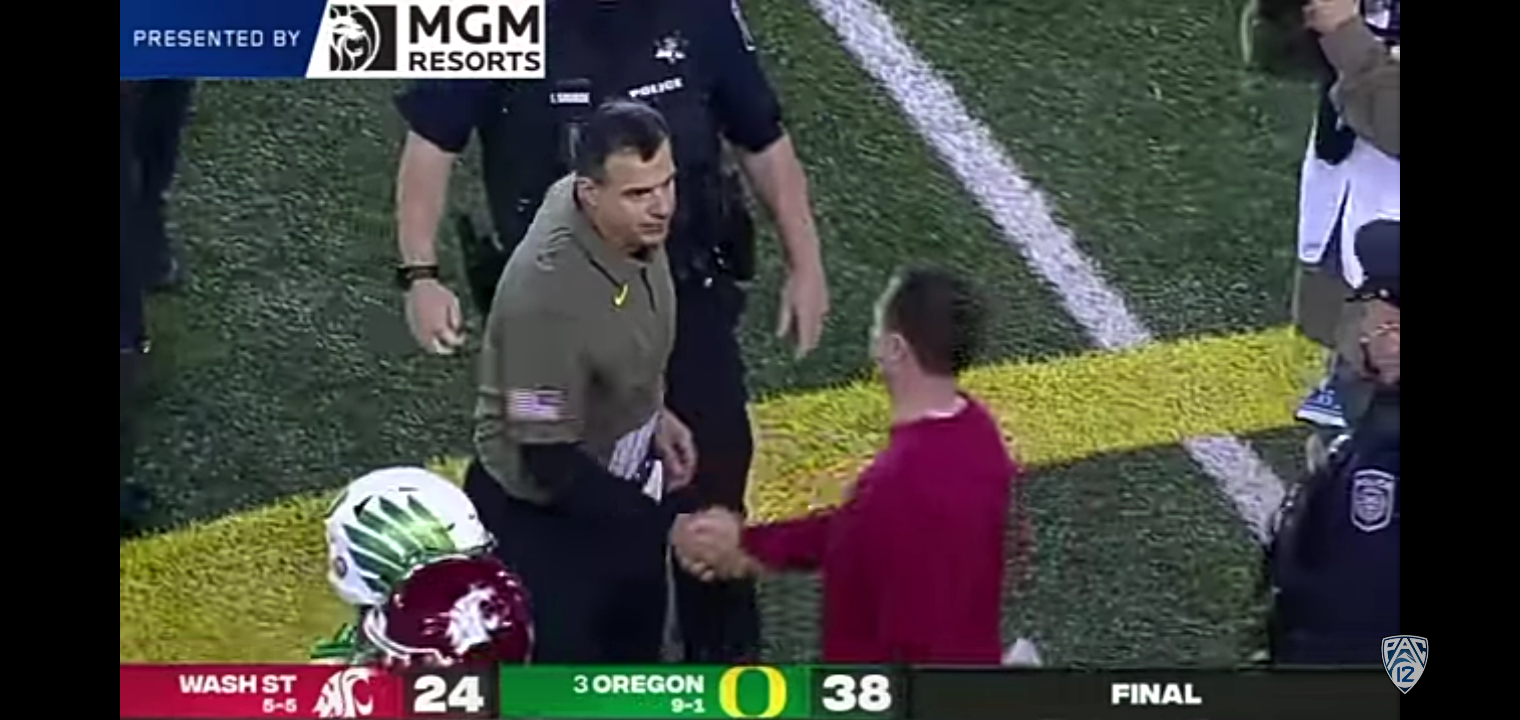 Highlights: No. 3 Oregon dominates second half in 38-24 win over Washington State