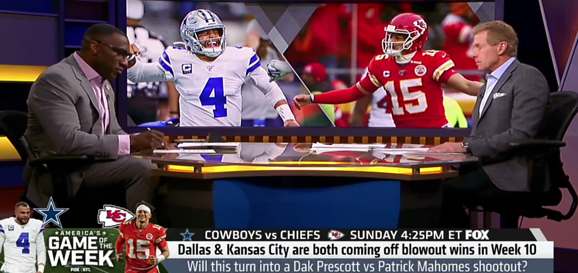 Skip “surprised” Chiefs open as slight favorites over Cowboys at home in Week 11