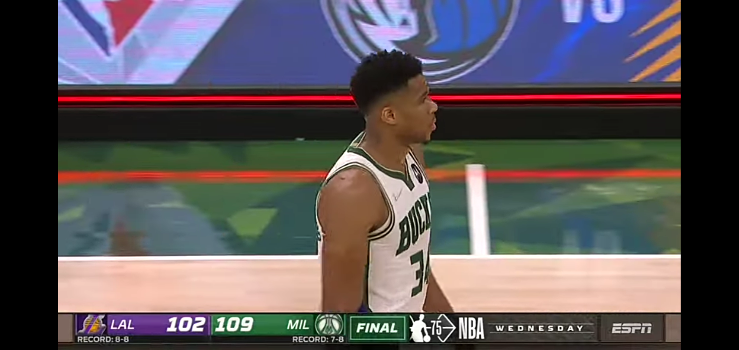 LAKERS @ BUCKS NBA HIGHLIGHTS