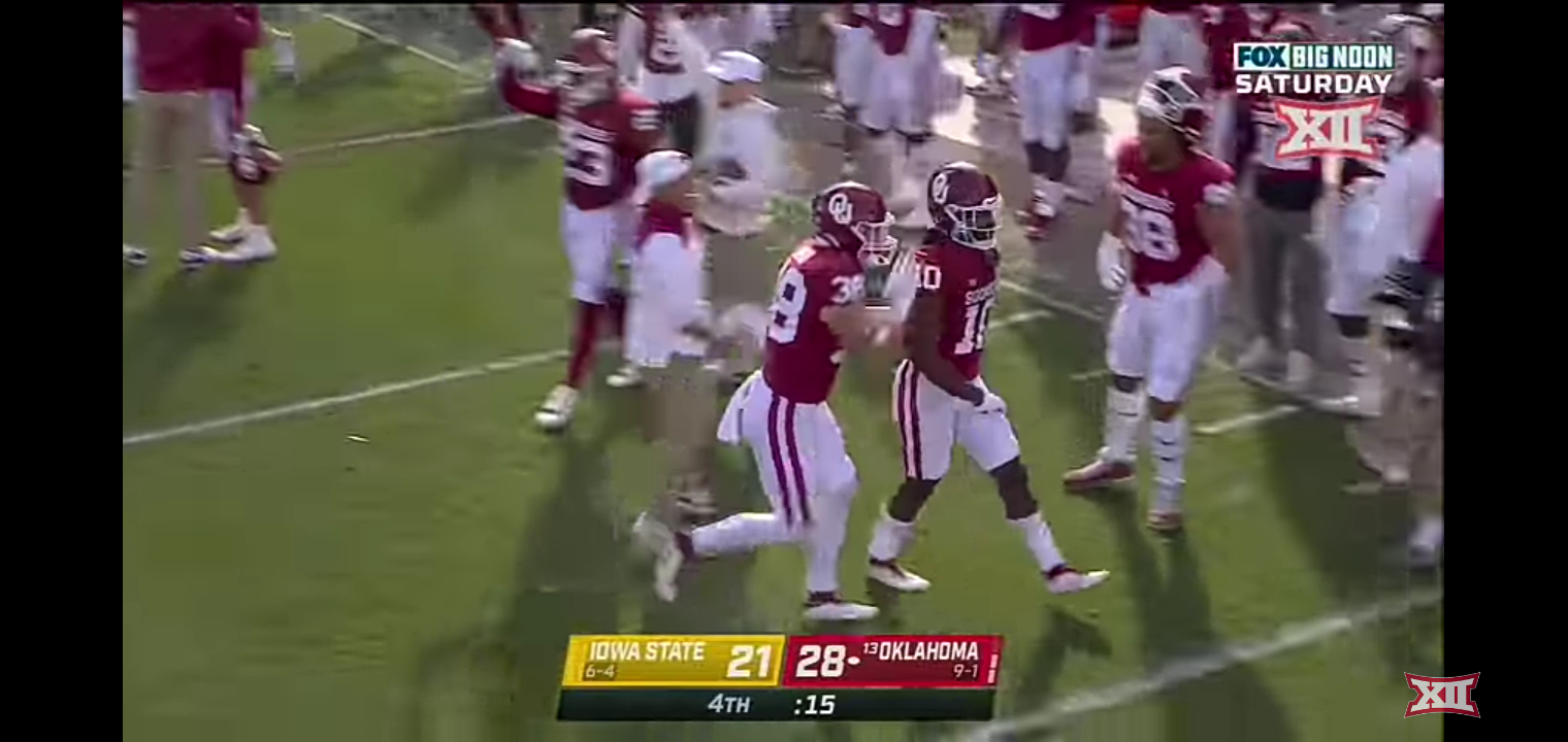 Iowa State vs No. 13 Oklahoma Football Highlights