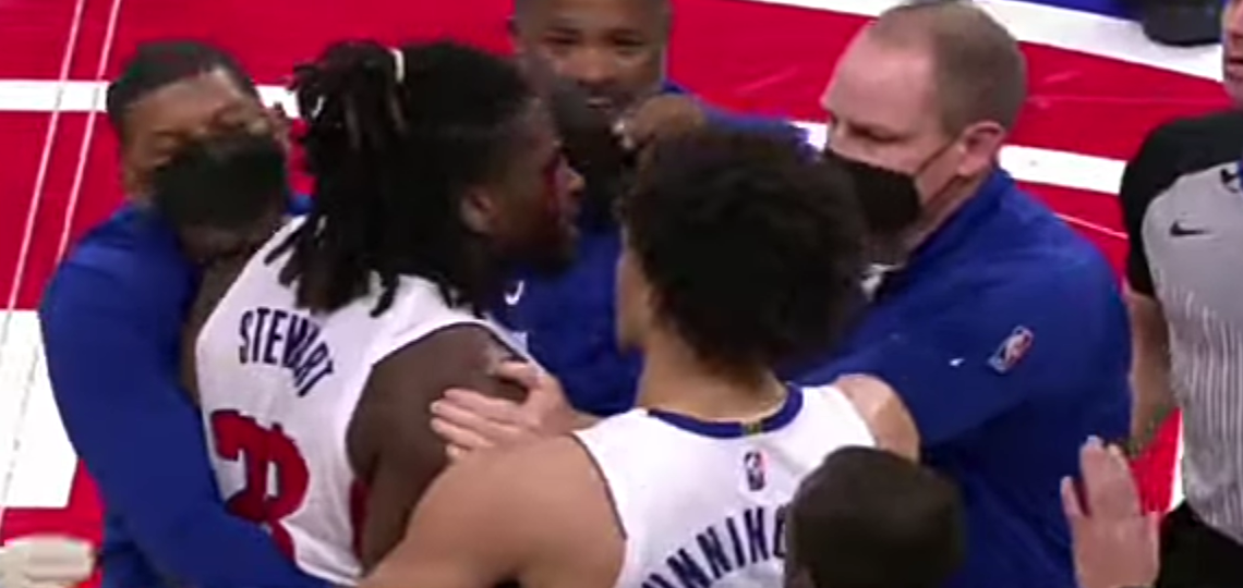 NBA Gametime crew SHOCKED by LeBron ejected for this blow to face of Isaiah Stewart