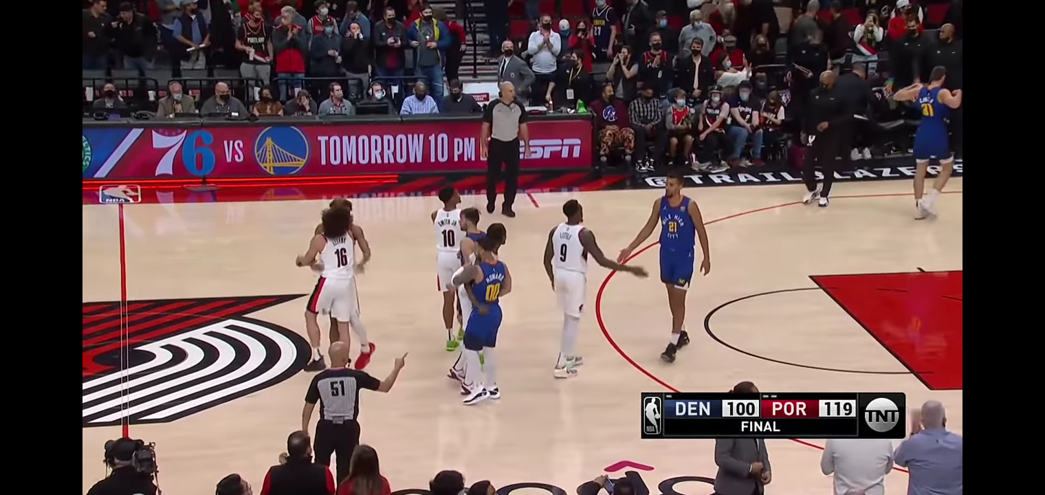 NUGGETS @ TRAIL BLAZERS NBA HIGHLIGHTS