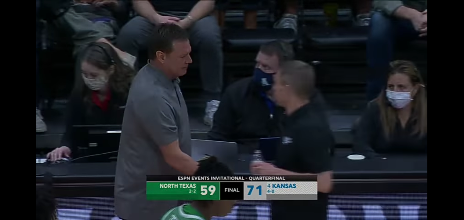 North Texas Mean Green vs. Kansas Jayhawks
