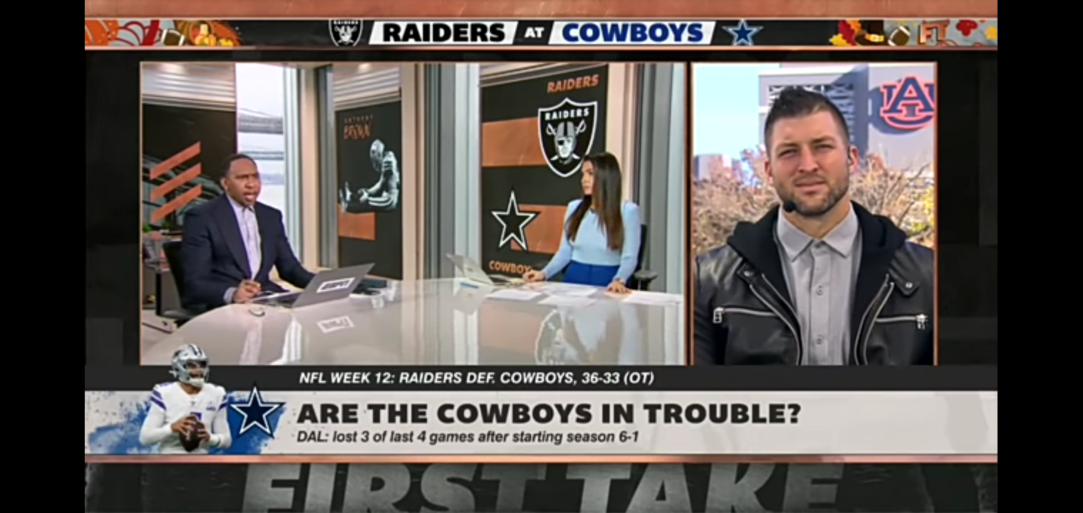 ‘The Cowboys are in TROUBLE!’ – Stephen A. reacts to Dallas’ loss to the Raiders