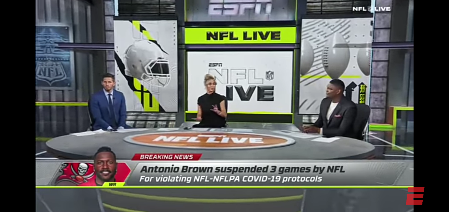 Antonio Brown suspended 3 games by NFL